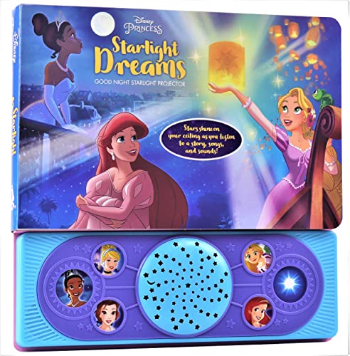 Disney Princess Cinderella, Belle, Rapunzel, an More! - Starlight Dreams Good Night Starlight Projector - PI Kids: 1 (Play-a-Song)
