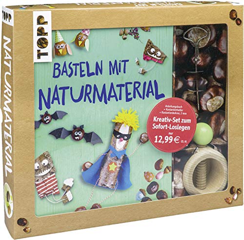 Kreativ-Set Basteln mit Naturmaterial: Buch mit Grundlagen und Bastelideen sowie Kastanienhalter und Kastanienbohrer (Buch plus Material)