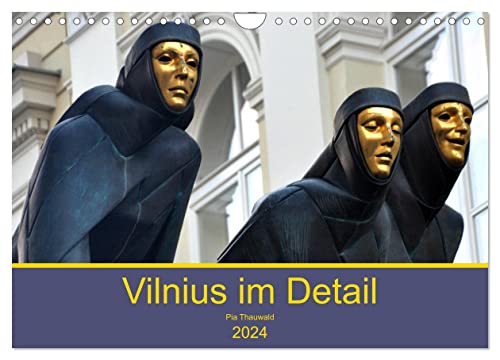 Vilnius im Detail (Wandkalender 2024 DIN A4 quer), CALVENDO Monatskalender