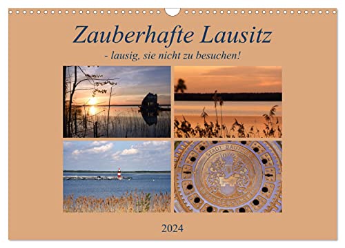 Zauberhafte Lausitz (Wandkalender 2024 DIN A3 quer), CALVENDO Monatskalender
