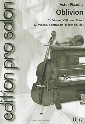 Oblivion für Salonensemble (Klavierpartitur und Stimmen)