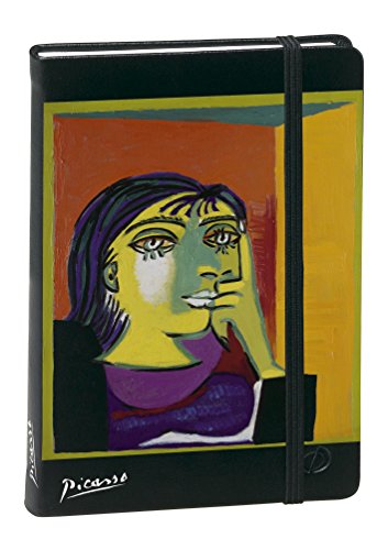 Picasso Maar, Notizbuch 10 x 15 cm: Liniert. Mit Elastikband und Innentasche für lose Notizen