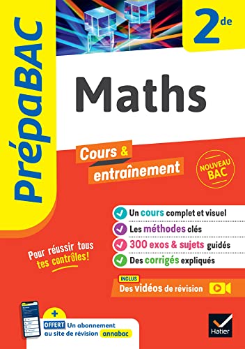 Prépabac Maths 2de: nouveau programme de Seconde von HATIER