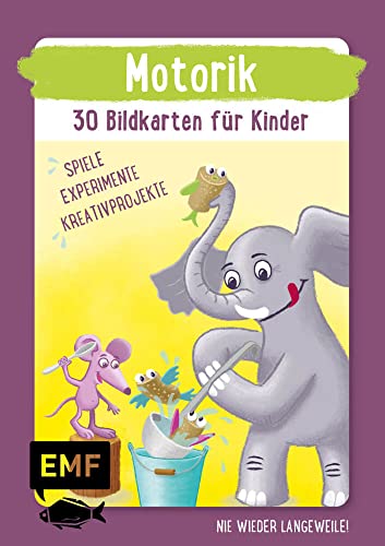 Motorik – 30 Bildkarten für Kinder im Kindergarten- und Vorschulalter: Nie wieder Langeweile! Spiele, Experimente und kleine Kreativprojekte für Zwischendurch Motorik – 30 Bildkarten für Kinder im Kindergarten- und Vorschulalter: Nie wieder Langeweile! Spiele, Experimente und kleine Kreativprojekte für Zwischendurch