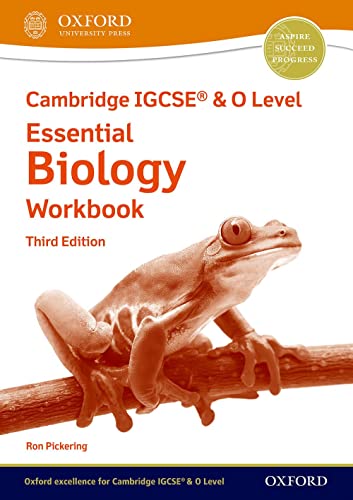 NEW Cambridge IGCSE & O Level Essential Biology: Workbook (Third Edition): Online Student Book Pack 3rd Edition (CAIE essential biology science) von Oxford University Press