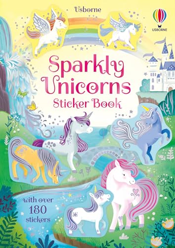 Sparkly Unicorns Sticker Book (Sparkly Sticker Books) von Usborne