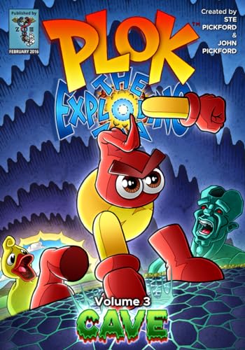 Plok The Exploding Man: Volume 3: Cave (Plok The Exploding Man, The Comic Strip) von Independently published