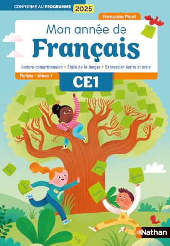Mon année de francais - CE1 - Fichier élève 1 - Edition 2025: Fichier élève 1 et 2 von NATHAN