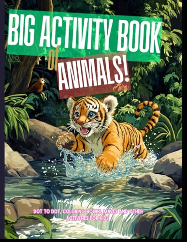 Big Activity Book of Animals! (Pienkos Publishing Activity Book Line) von Independently published