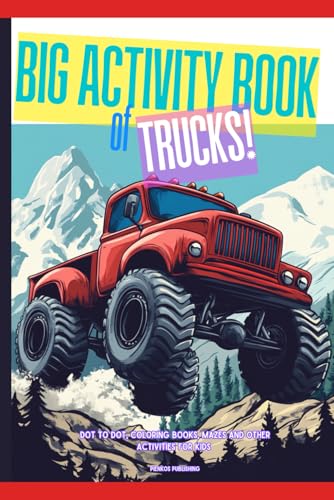 Big Activity Book of Trucks! (Pienkos Publishing Activity Book Line) von Independently published