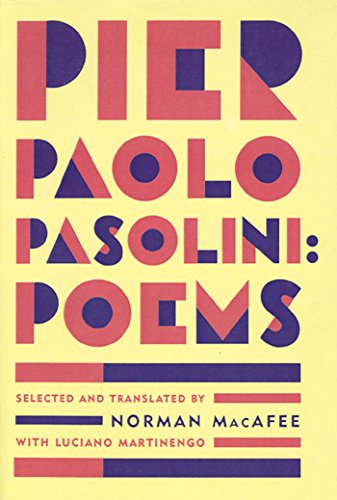 PIER PAOLO PASOLINI: POEMS von Farrar, Straus and Giroux