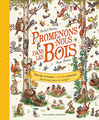 Promenons-nous dans les bois: Cherche et trouve + de 100 animaux