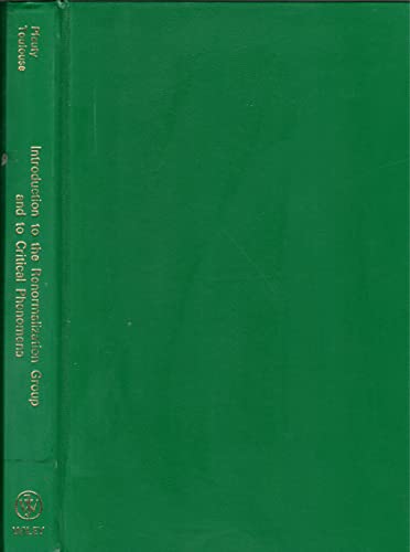 Introduction to the Renormalization Group and to Critical Phenomena von John Wiley & Sons Ltd