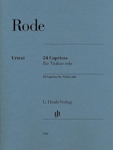 24 Caprices für Violine solo: Instrumentation: Violin solo (G. Henle Urtext-Ausgabe) von Henle, G. Verlag
