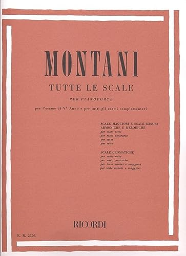 Tutte Le Scale. Klavier Solo. (PIANO) von Ricordi