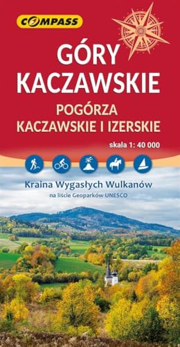 Mapa Góry Kaczawskie 1:40 000: Pogórza Kaczawskie i Izerskie von Compass