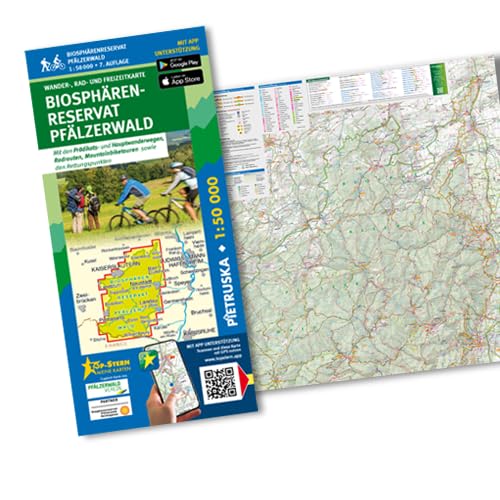 Biosphärenreservat Pfälzerwald: Wander-, Rad- und Freizeitkarte, 7. Auflage von Pietruska