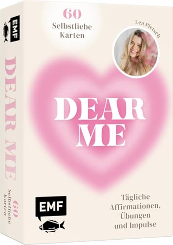 Kartenbox: Dear Me – 60 Motivations-Karten für mehr Selbstliebe: Tägliche Affirmationen, Übungen und Impulse für ein positives Mindset und ein starkes Selbstwertgefühl Kartenbox: Dear Me – 60 Motivations-Karten für mehr Selbstliebe: Tägliche Affirmationen, Übungen und Impulse für ein positives Mindset und ein starkes Selbstwertgefühl