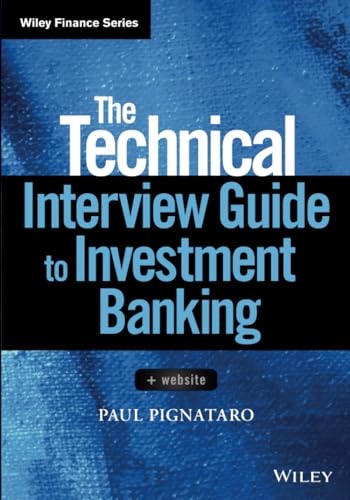 The Technical Interview Guide to Investment Banking (Wiley Finance) von Wiley