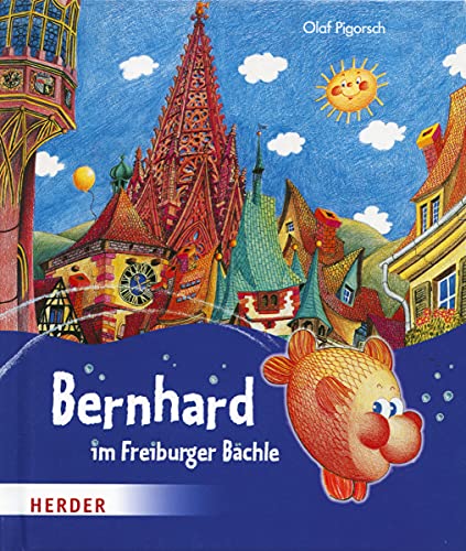 Bernhard im Freiburger Bächle von Herder, Freiburg