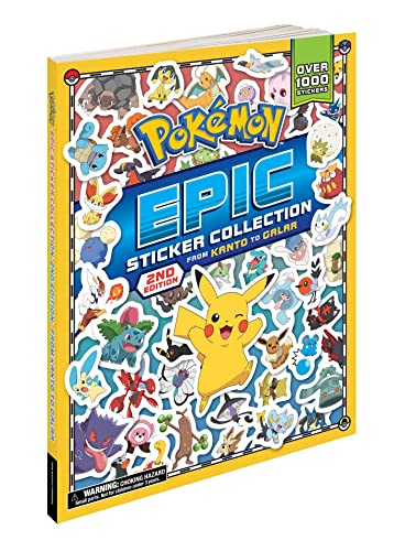 Pokémon Epic Sticker Collection 2nd Edition: From Kanto to Galar (Volume 2) (Pokemon Epic Sticker Collection, Band 2)