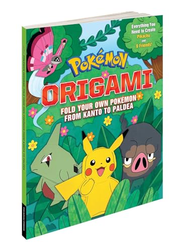Pokémon Origami: Fold Your Own Pokémon from Kanto to Paldea: One Pokémon From Every Region! (Volume 3) (Pokemon Pikachu Press, Band 3) von Pikachu Press