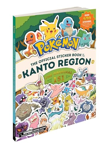 Pokémon The Official Sticker Book of the Kanto Region: The Original 151 (Pokemon Pikachu Press) von Pikachu Press
