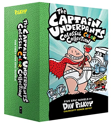 The Captain Underpants Colossal Color Collection (Captain Underpants, 1-5)