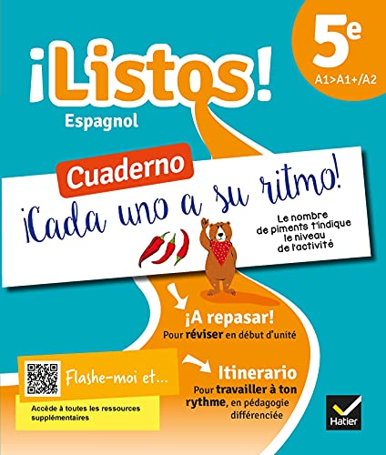 ¡Listos! espagnol 5e - Éd. 2021 - Cahier élève: Cuaderno
