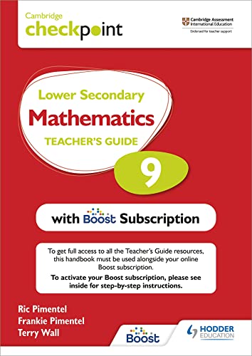 Cambridge Checkpoint Lower Secondary Mathematics Teacher's Guide 9 with Boost Subscription: Third Edition von Hodder Education
