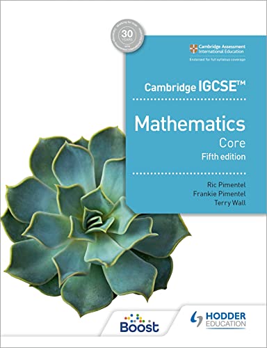 Cambridge IGCSE Core Mathematics Fifth edition: Hodder Education Group