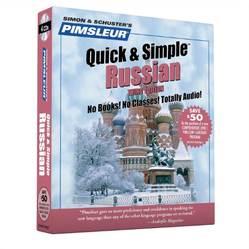 Pimsleur Russian Quick & Simple Course - Level 1 Lessons 1-8 CD: Learn to Speak and Understand Russian with Pimsleur Language Programs (Volume 1)