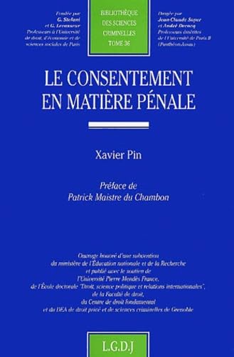 le consentement en matière pénale (36)