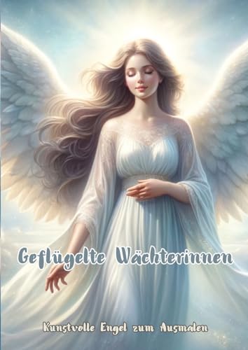 Geflügelte Wächterinnen: Kunstvolle Engel zum Ausmalen
