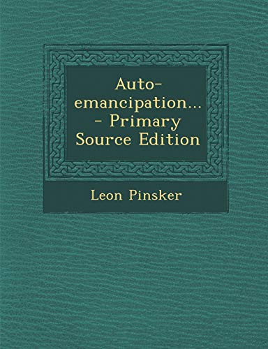Auto-Emancipation... von Nabu Press