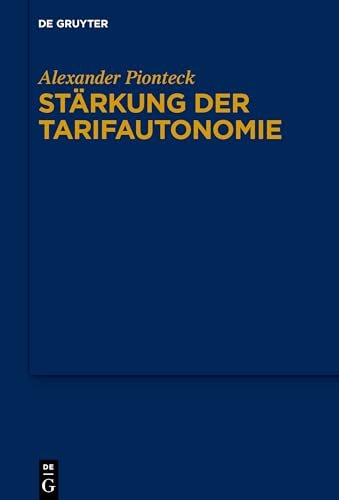 Stärkung der Tarifautonomie