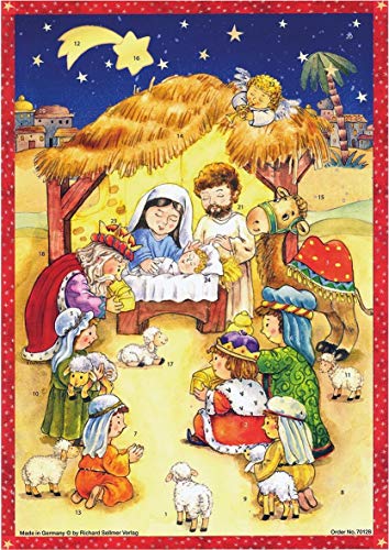 Adventskalender "An der Krippe": Papier-Adventskalender Adventskalender "An der Krippe": Papier-Adventskalender von Richard Sellmer Verlag