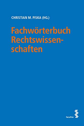 Fachwörterbuch Rechtswissenschaften von facultas
