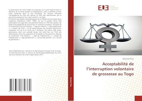 Acceptabilité de l’interruption volontaire de grossesse au Togo