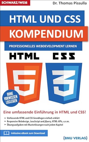 HTML und CSS Kompendium: Professionelles Webdevelopment lernen