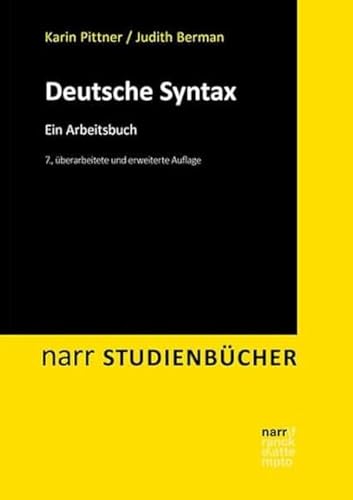 Deutsche Syntax: Ein Arbeitsbuch (Narr Studienbücher) von Narr Dr. Gunter
