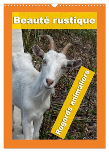 Beauté rustique Regards animaliers (Calendrier mural 2025 DIN A3 vertical), CALVENDO calendrier mensuel von CALVENDO