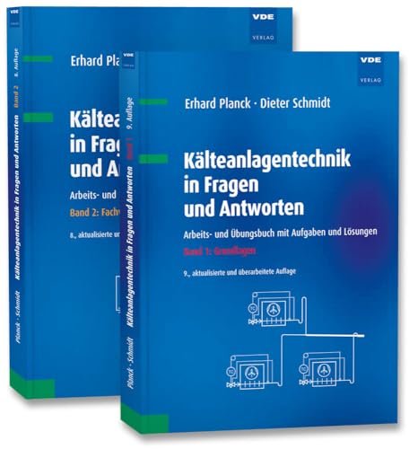 Kälteanlagentechnik in Fragen und Antworten (Set): Arbeits- und Übungsbuch mit Aufgaben und Lösungen Set bestehend aus: Band 1: Grundlagen, Band 2: Fachwissen von Vde Verlag GmbH