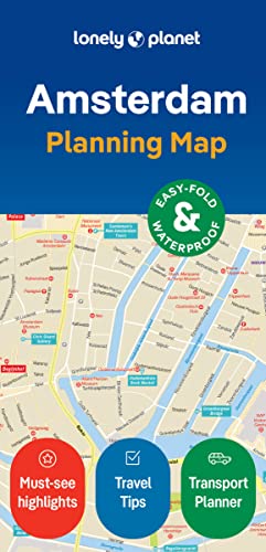 Lonely Planet Amsterdam City Map Lonely Planet Amsterdam City Map