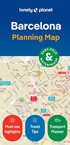 Lonely Planet Barcelona City Map Lonely Planet Barcelona City Map
