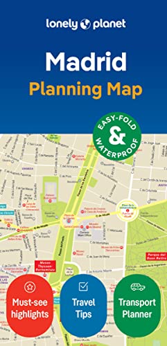 Lonely Planet Madrid City Map Lonely Planet Madrid City Map