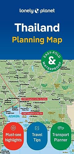 Lonely Planet Thailand Planning Map Lonely Planet Thailand Planning Map