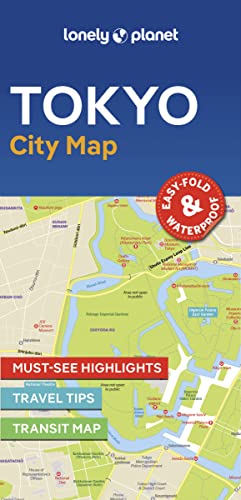 Lonely Planet Tokyo City Map Lonely Planet Tokyo City Map