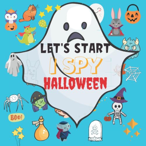Let's Start I Spy Halloween: Perfect Game Book for 2-5 Year Old's (Halloween Activity Book) von Independently published