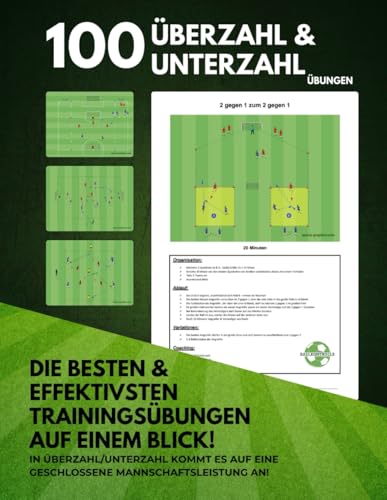 100 Fußballtrainings Übungen - Überzahl & Unterzahl 100 Fußballtrainings Übungen - Überzahl & Unterzahl